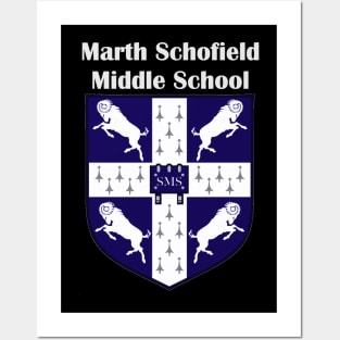 Martha Schofield Middle School Logo Posters and Art